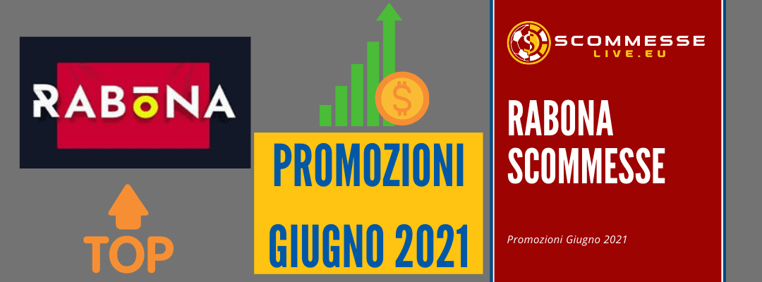 Bonus di benvenuto su Rabona scommesse – Giugno 2021