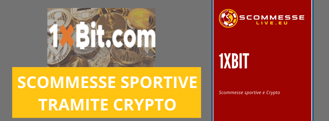 Scommesse sportive tramite cryptovalute con 1xBit