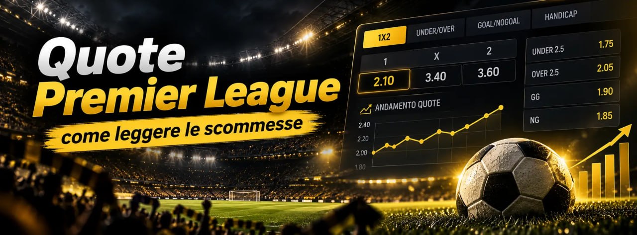 Quote Premier League: come leggere le scommesse