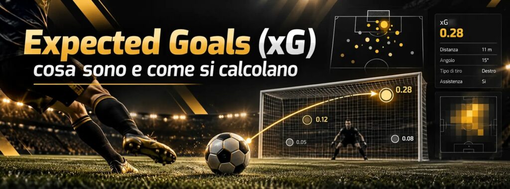 Expected Goals (xG): cosa sono e come si calcolano