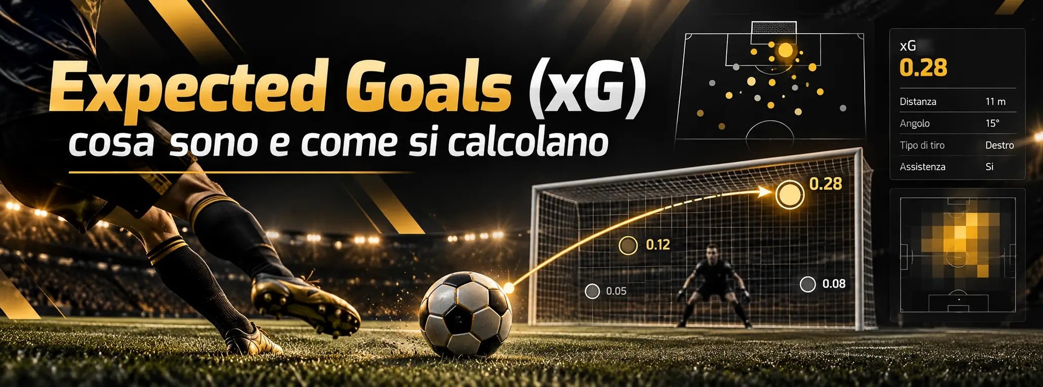 Expected Goals (xG): cosa sono e come si calcolano