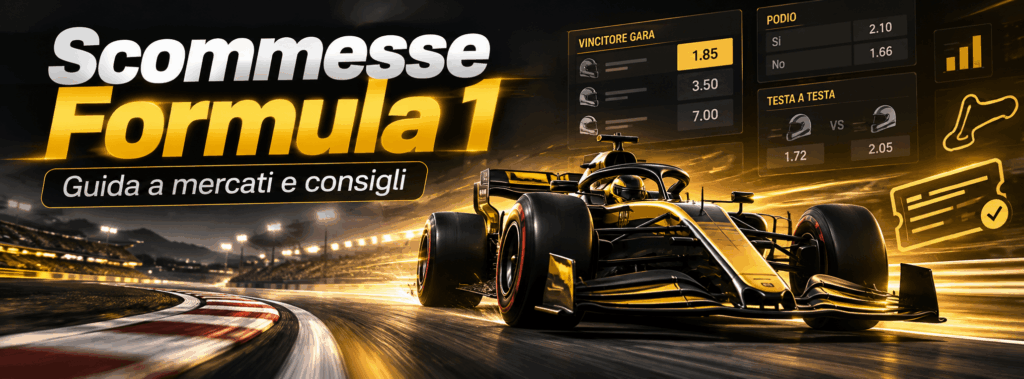 Scommesse Formula 1: guida a mercati e consigli